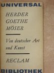 Johann Gottfried Herder - Von deutscher Art und Kunst [antikvár]