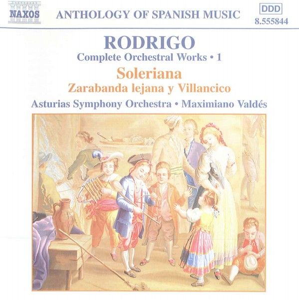RODRIGO - SOLERIANA: SUITE PARA ORQUESTA CD VALDÉS
