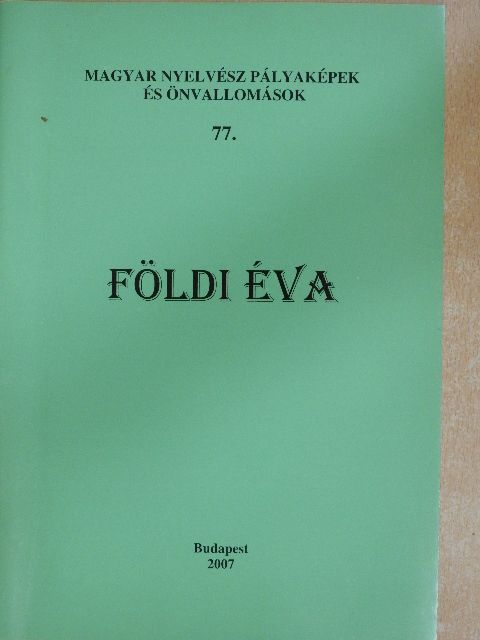 Földi Éva [antikvár]