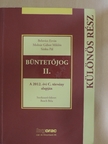 Belovics Ervin - Büntetőjog II. [antikvár]