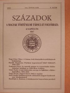 Baráth Magdolna - Századok 2000/6. [antikvár]