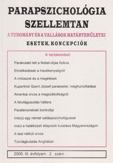 Dr. Liptay András - Parapszichológia-Szellemtan 2000/2 [antikvár]