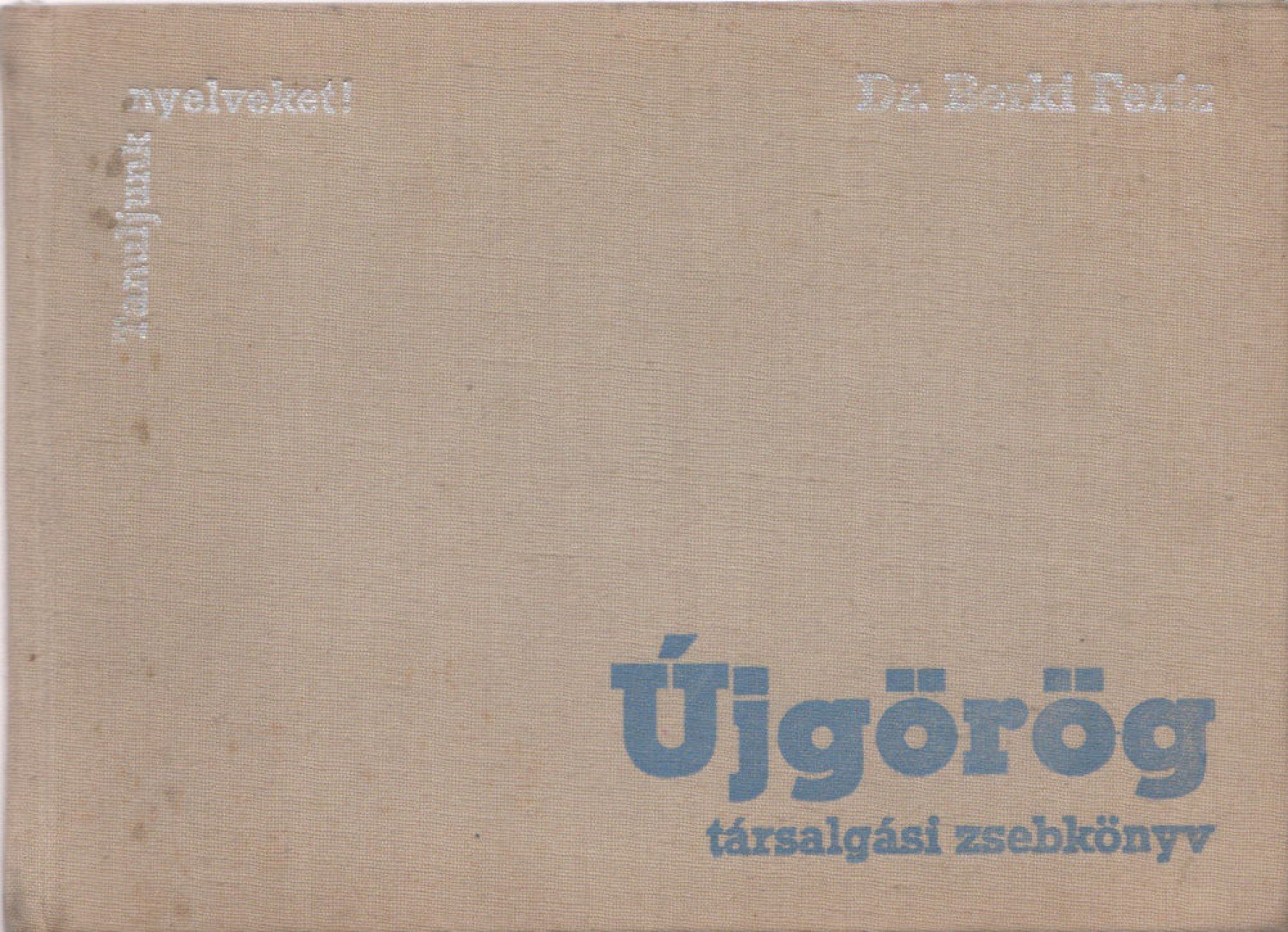 Dr. Berki Feriz - Újgörög társalgási zsebkönyv [antikvár]
