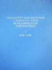 Rapai Gyula - Válogatott dokumentumok a Baranyai-Pécsi munkásmozgalom történetéhez I. [antikvár]