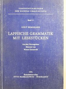 Knut Bergsland - Lappische Grammatik mit Lesestücken [antikvár]
