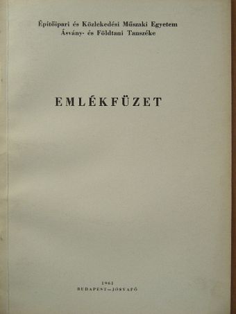 Almássy Bálint - Emlékfüzet [antikvár]