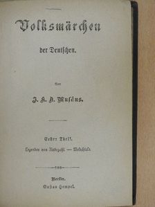 J. K. A. Musäus - Volksmärchen der Deutschen I-IV. (góbetűs) [antikvár]