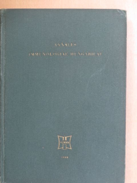 A. Kátay - Annales Immunologiae Hungaricae I. [antikvár]