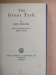 Max Miller - The Great Trek [antikvár]