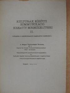 Carl Rogers - Kultúrák közötti kommunikáció kreatív megközelítései II. [antikvár]