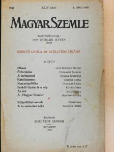 Bethlen István - Magyar Szemle 1943. május [antikvár]