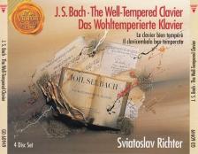 Bach - THE WELL-TEMPERED CLAVIER COMPLETT  4CD