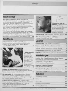 art - Das Kunstmagazin Januar 1985 [antikvár]