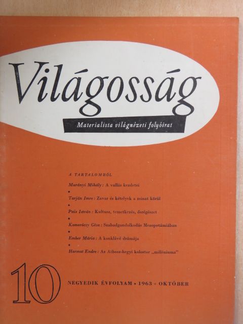 Bertolt Brecht - Világosság 1963. október [antikvár]