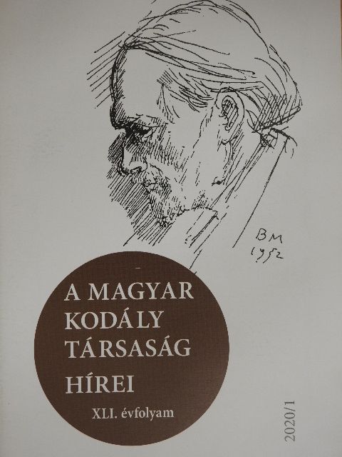 Dombóvári János - A Magyar Kodály Társaság Hírei 2020/1. [antikvár]