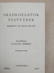Imádkozzatok testvérek [antikvár]
