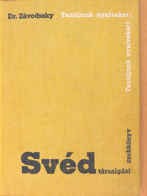 Dr. Závodszky Ferenc - Svéd társalgási zsebkönyv [antikvár]
