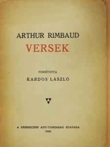 Arthur Rimbaud - Versek (dedikált példány) [antikvár]