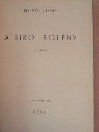 Nyirő József - A sibói bölény I-II. [antikvár]