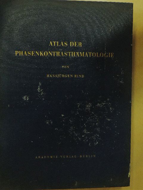 F. Gabler - Atlas der Phasenkontrasthämatologie [antikvár]
