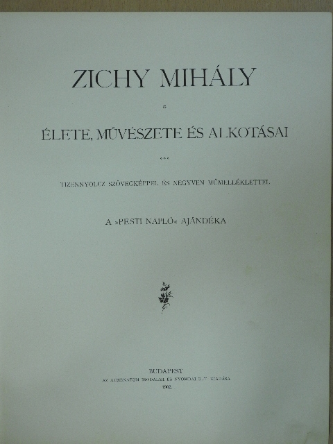 Gerő Ödön - Zichy Mihály [antikvár]