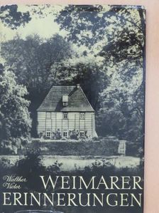 Walther Victor - Weimarer erinnerungen [antikvár]