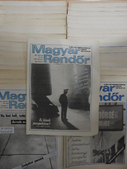 Rozgics Mária - Magyar Rendőr 1990. (nem teljes évfolyam) [antikvár]