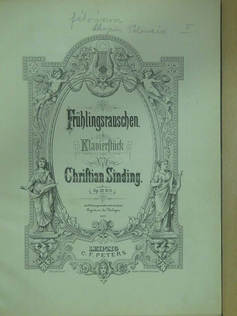 Chopin - Frühlingsrauschen/Lyrische Stücke für Pianoforte/Compositions pour Piano á 2 mains/Symphonie H moll/Polonaisen [antikvár]