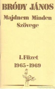 Bródy János - Bródy János majdnem minden szövege I. füzet 1965-1969 [antikvár]