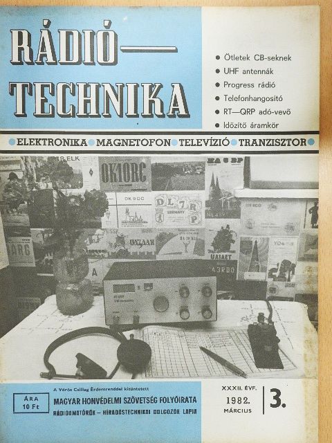 Rádiótechnika 1982. március [antikvár]