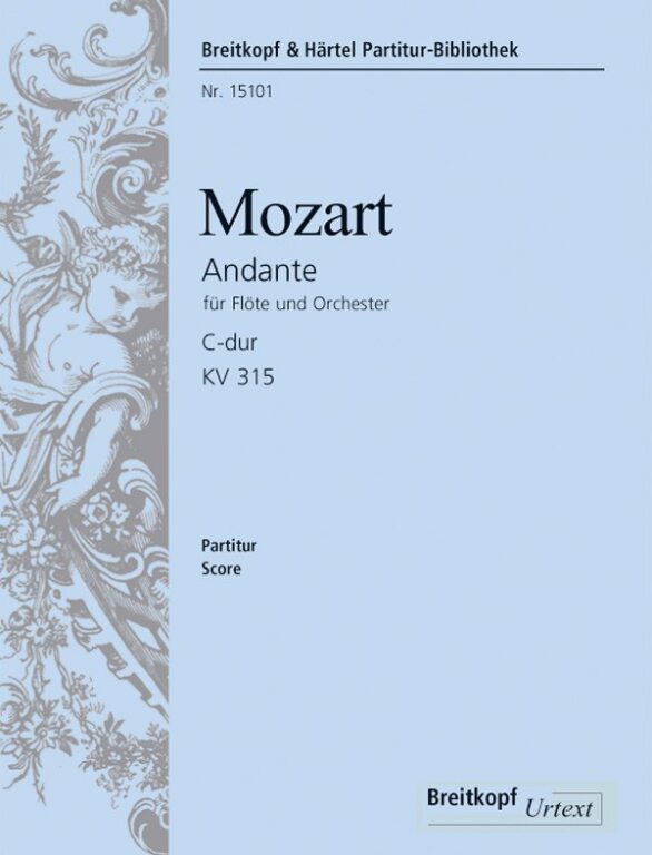MOZART, W,A, - ANDANTE C-DUR KV 315 PARTITUR (H. WIESE)
