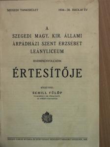 Bolgárné dr. Pataky Erzsébet - A szegedi magy. kir. állami Árpádházi Szent Erzsébet leánygimnázium harmincnyolcadik értesítője [antikvár]