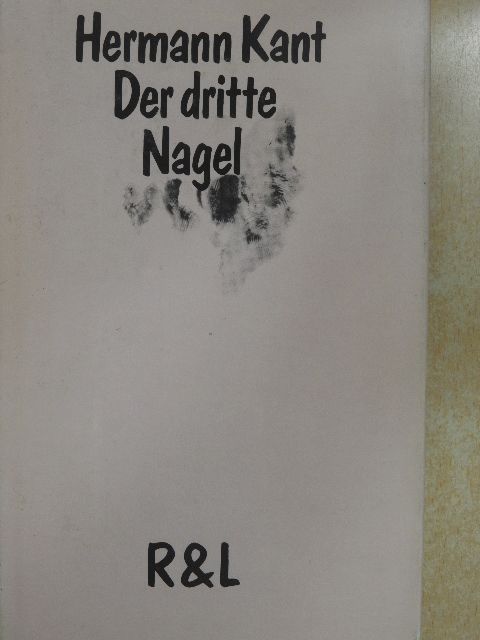Hermann Kant - Der dritte Nagel [antikvár]
