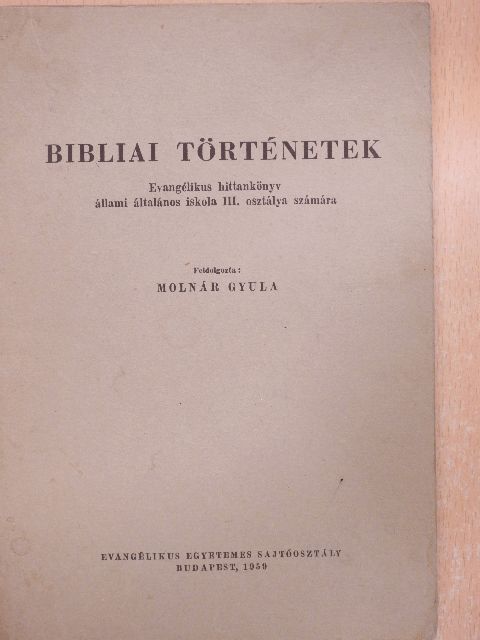 Bibliai történetek [antikvár]