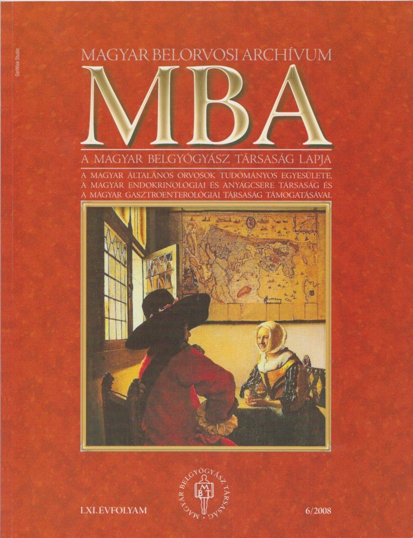 Dr. Szathmári Miklós - Magyar Belorvosi Archívum 2008/6 [antikvár]