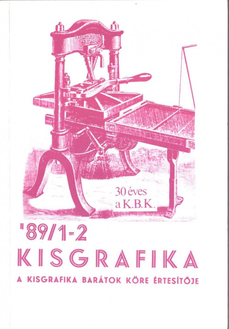 Arató Antal Dr. - Kisgrafika 89/1-2 [antikvár]