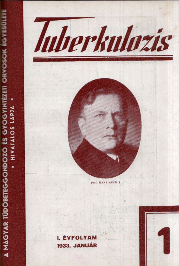 Pekanovich István - Tuberkulózis 1933. (teljes évfolyam) [antikvár]