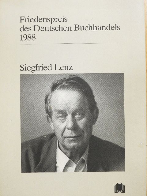 Siegfried Lenz - Friedenspreis des Deutschen Buchhandels 1988 [antikvár]