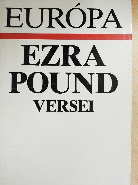 Ezra Pound - Ezra Pound versei [antikvár]