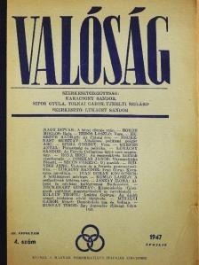 Bokor Miklós - Valóság 1947. április [antikvár]