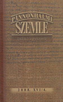 Sulyok Elemér (főszerk.) - Pannonhalmi Szemle 2008. XVI/4. [antikvár]