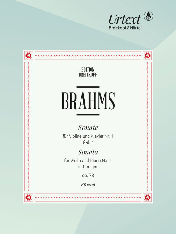 BRAHMS... - SONATE FÜR VIOLINE UND KLAVIER NR.1 T-DUR OP.78