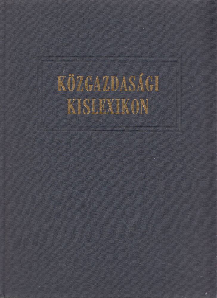 Kozlov, G. A., P. Pervusin - Közgazdasági kislexikon [antikvár]