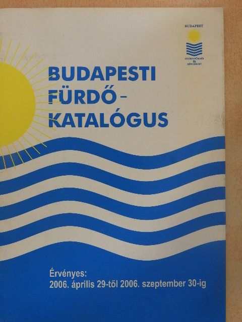 Budapesti fürdőkatalógus [antikvár]