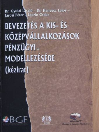 Dr. Gyulai László - Bevezetés a kis- és középvállalkozások pénzügyi modellezésébe [antikvár]
