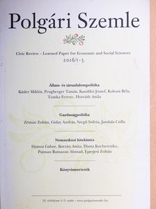 Dr. Illés Mária - Polgári Szemle 2016/1-3. [antikvár]