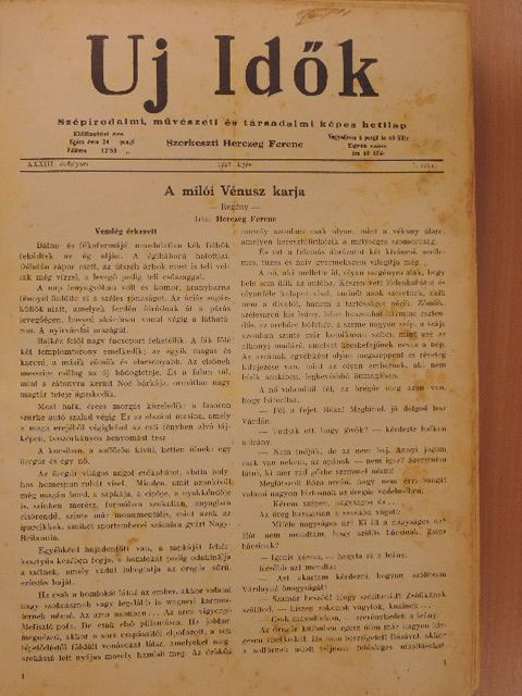 Császár Elemér - Uj Idők 1927. (nem teljes évfolyam) [antikvár]
