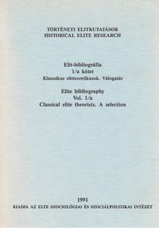 Hornyánszky Károlyné - Elit-bibliográfia 1/a kötet [antikvár]