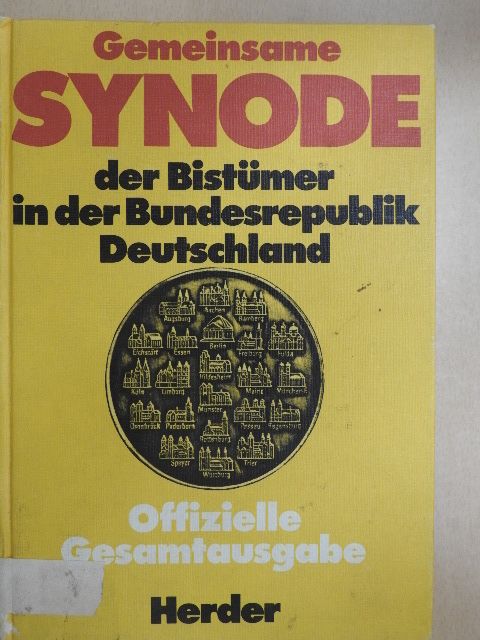 Gemeinsame Synode der Bistümer in der Bundesrepublik Deutschland [antikvár]
