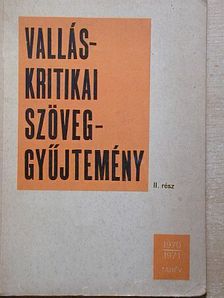 Mátrai László - Valláskritikai szöveggyűjtemény II. [antikvár]